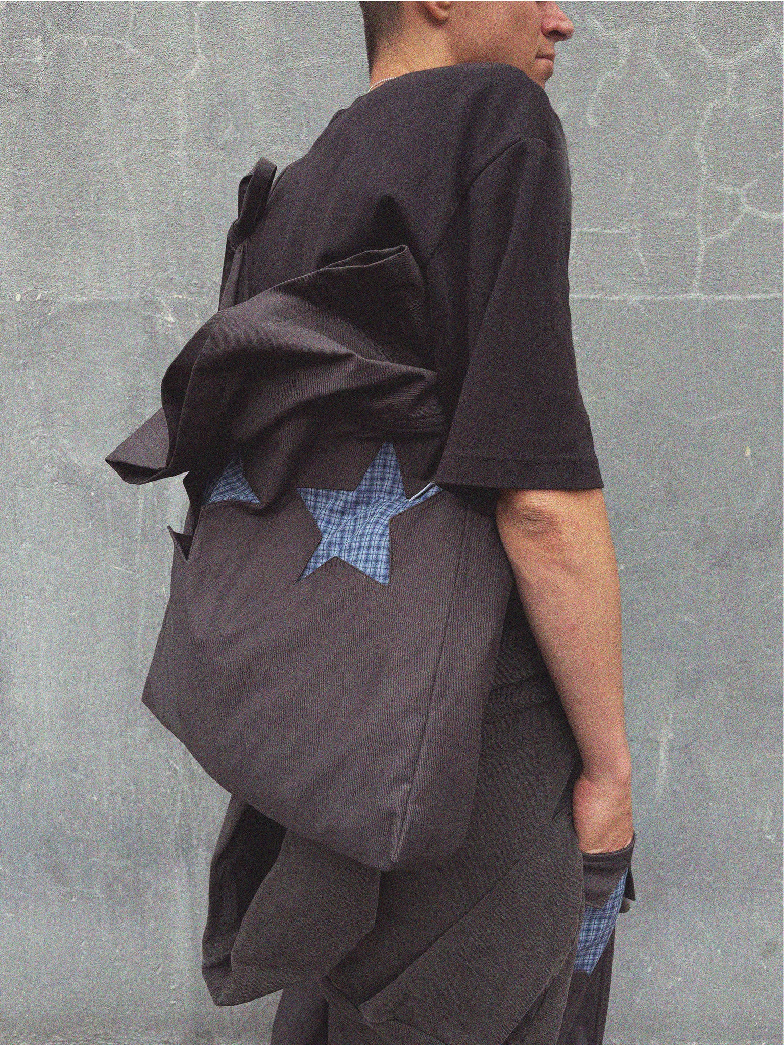 Tan Star Book Bag