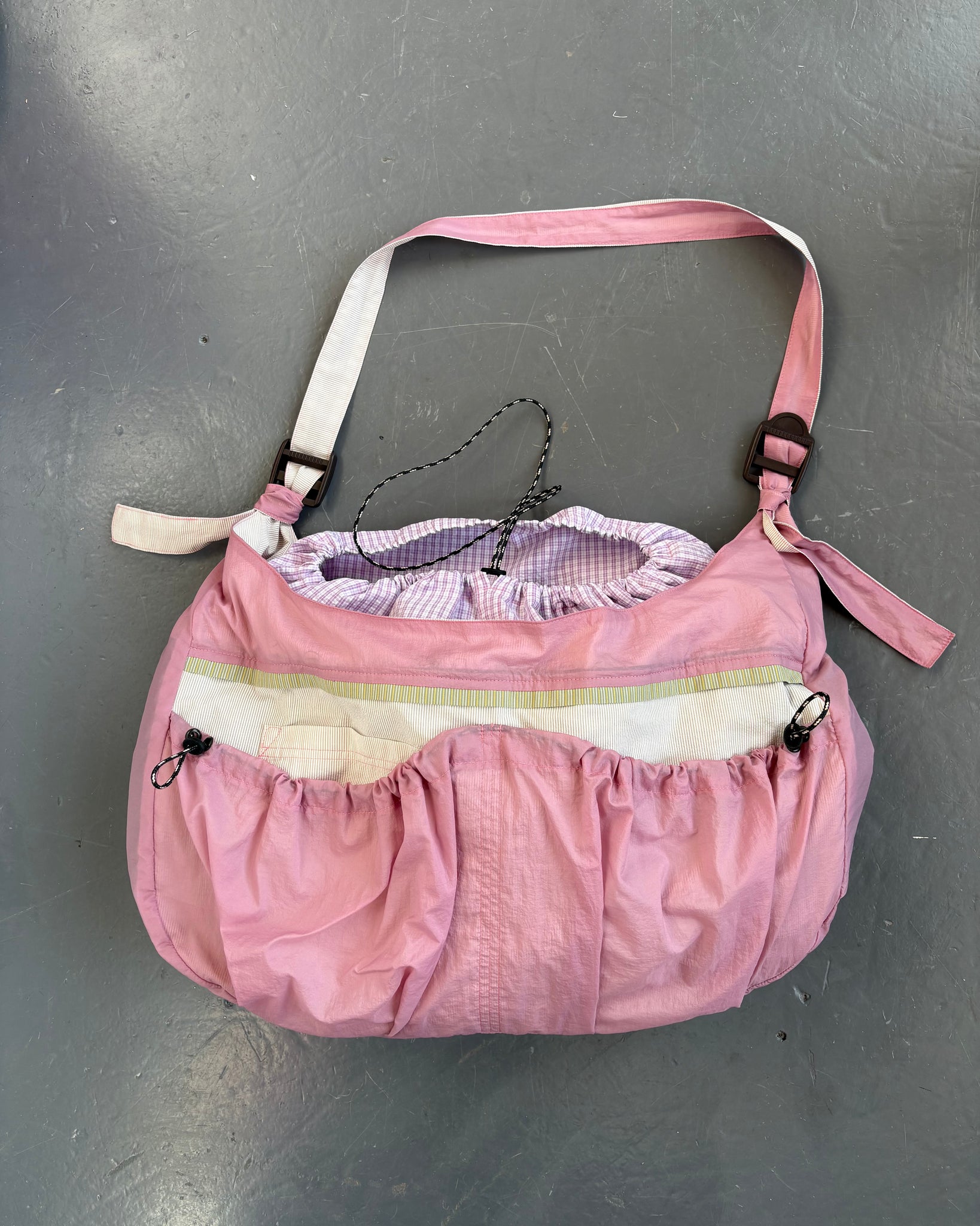 Large Pink Sheer Sling Bag – This Uniform Large Pink Sheer Sling Bag – This Uniform