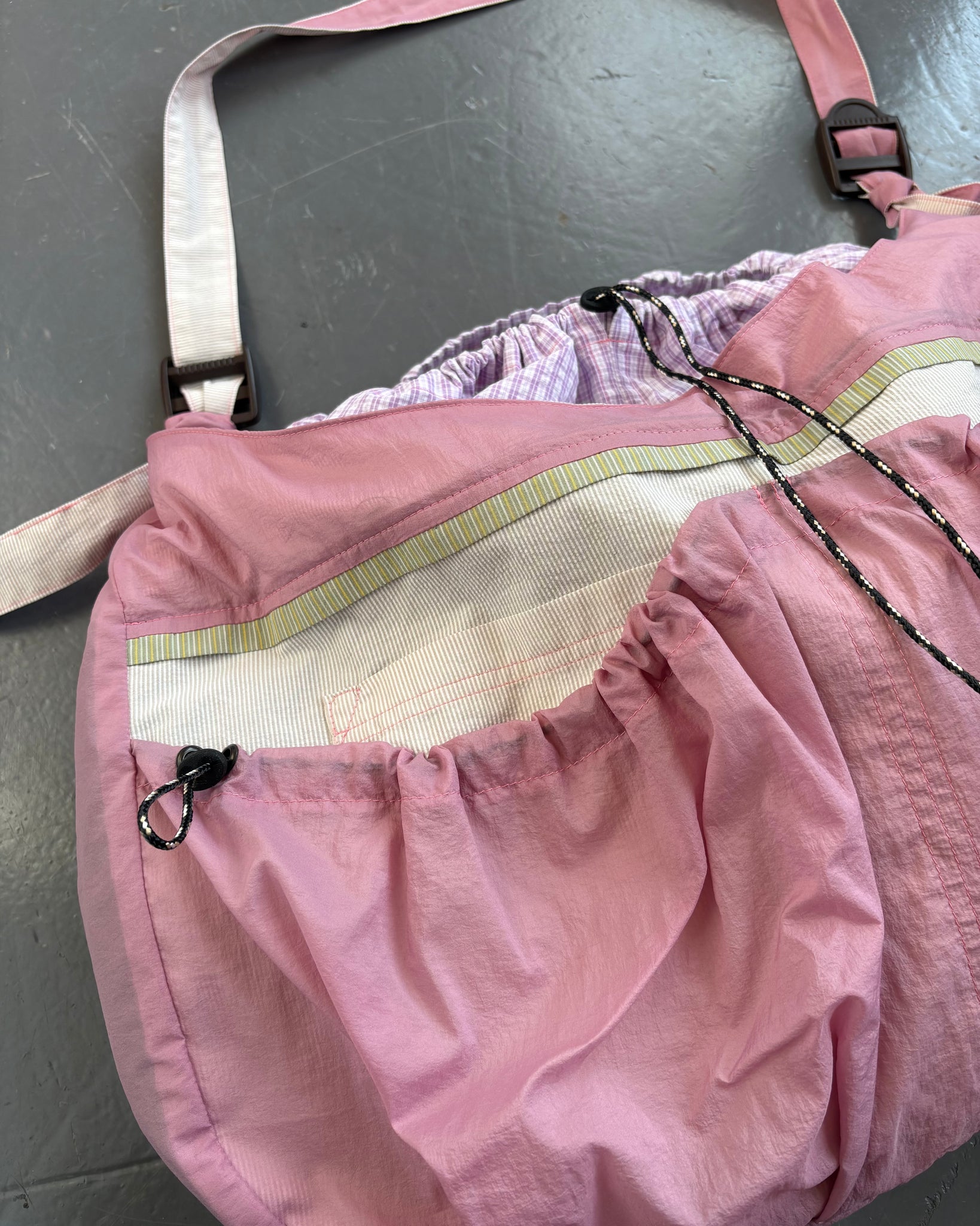 Large Pink Sheer Sling Bag – This Uniform