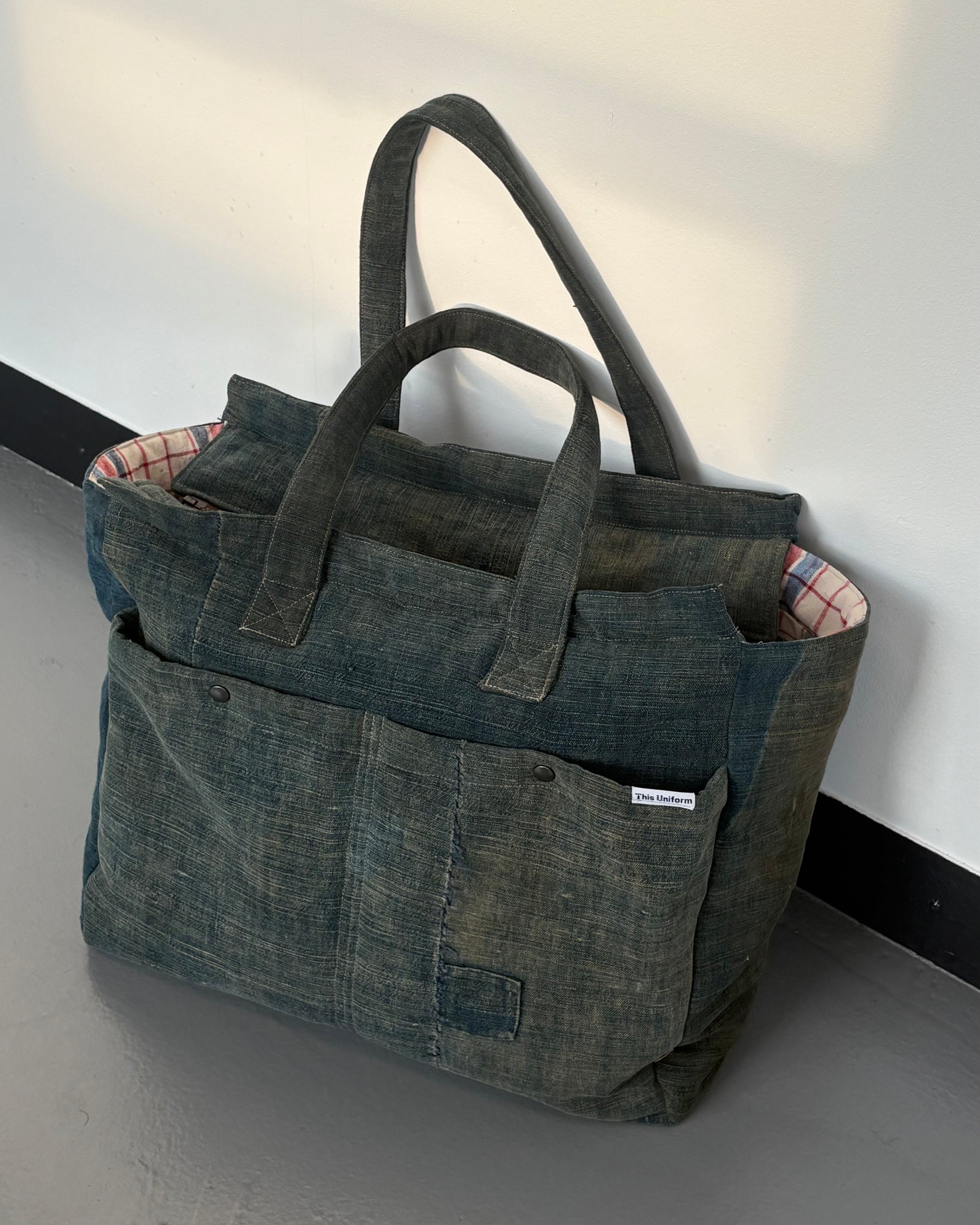 Vintage Indigo Dyed Work Bag