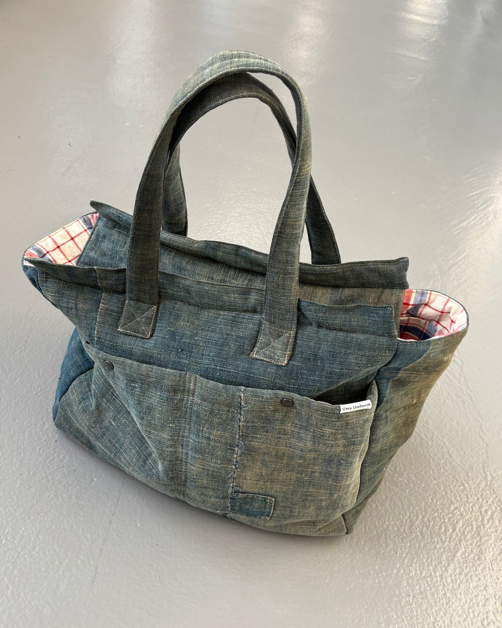 Vintage Indigo Dyed Work Bag