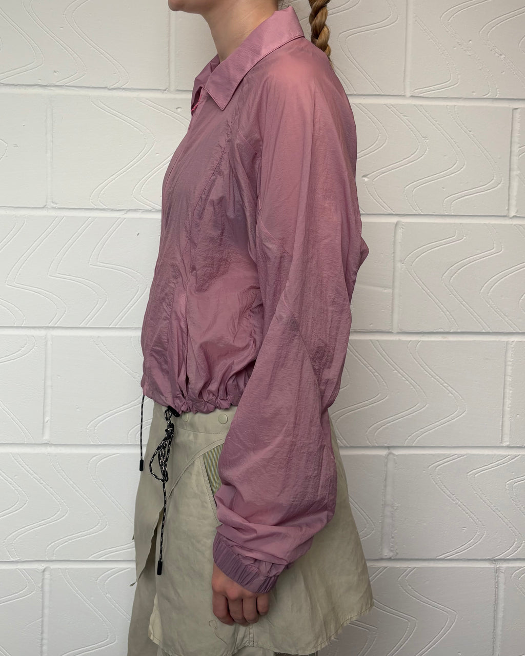 Pink Sheer Flower Jacket