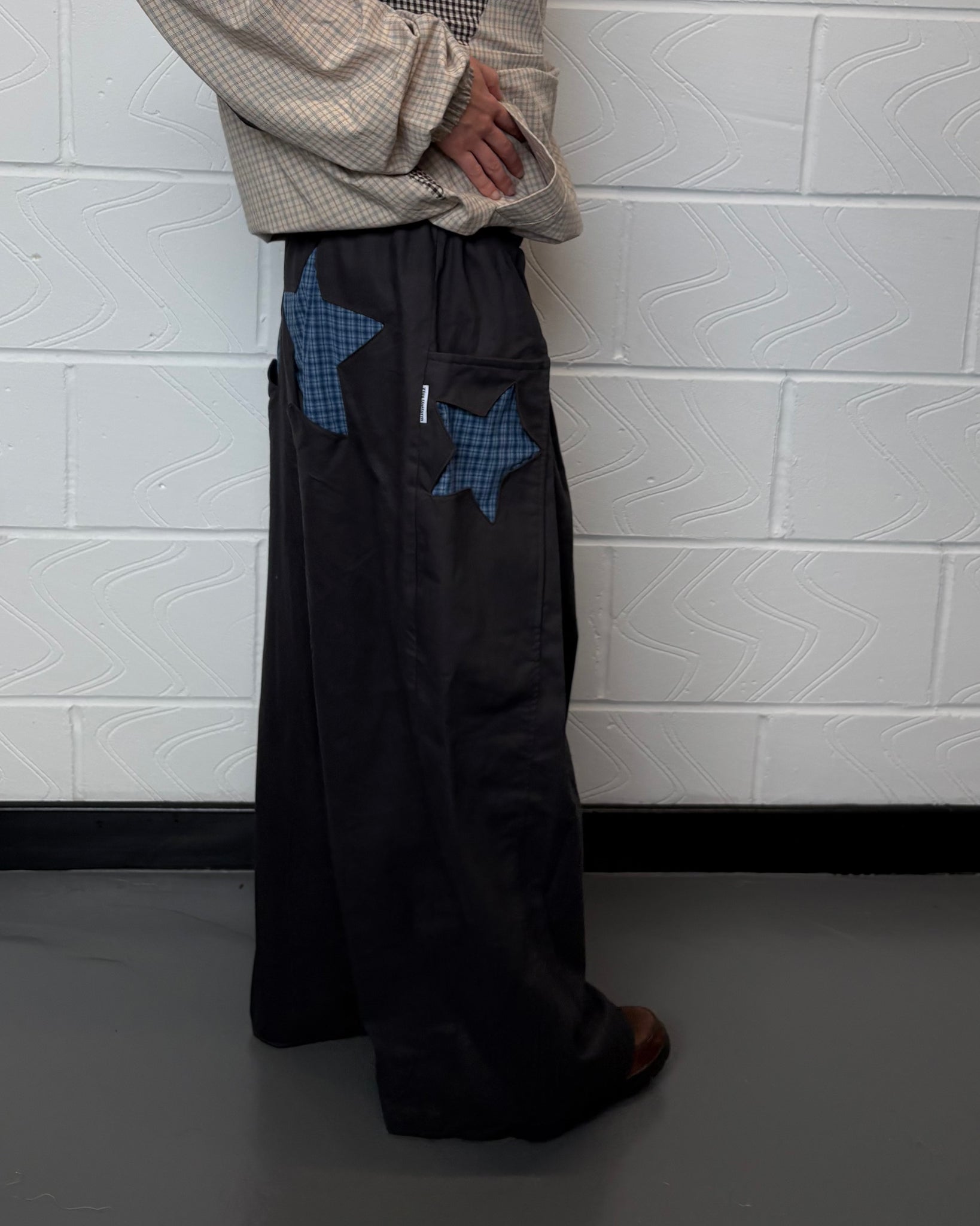 Charcoal Star Trousers