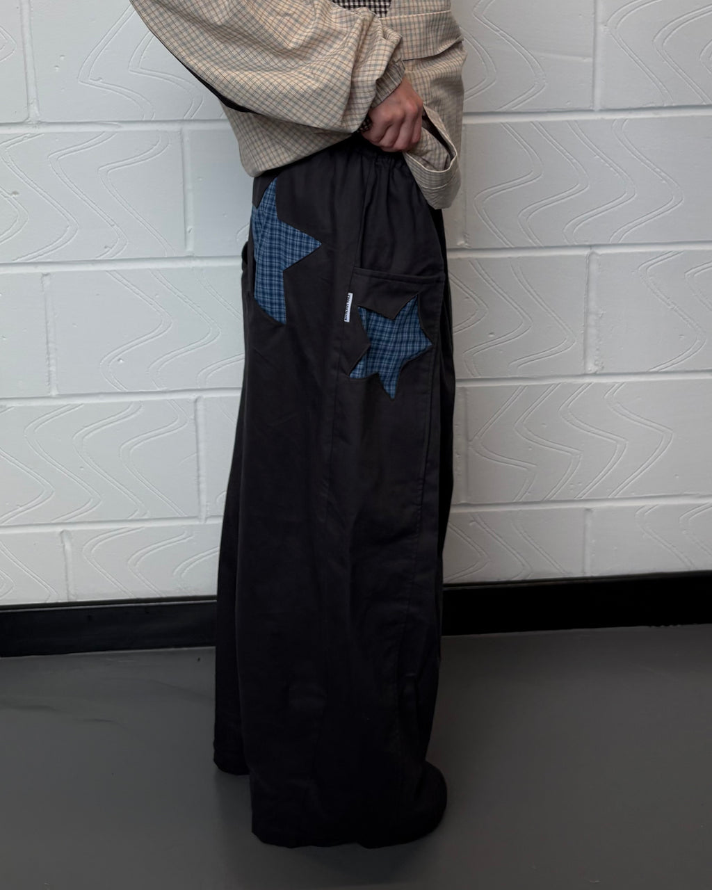 Charcoal Star Trousers
