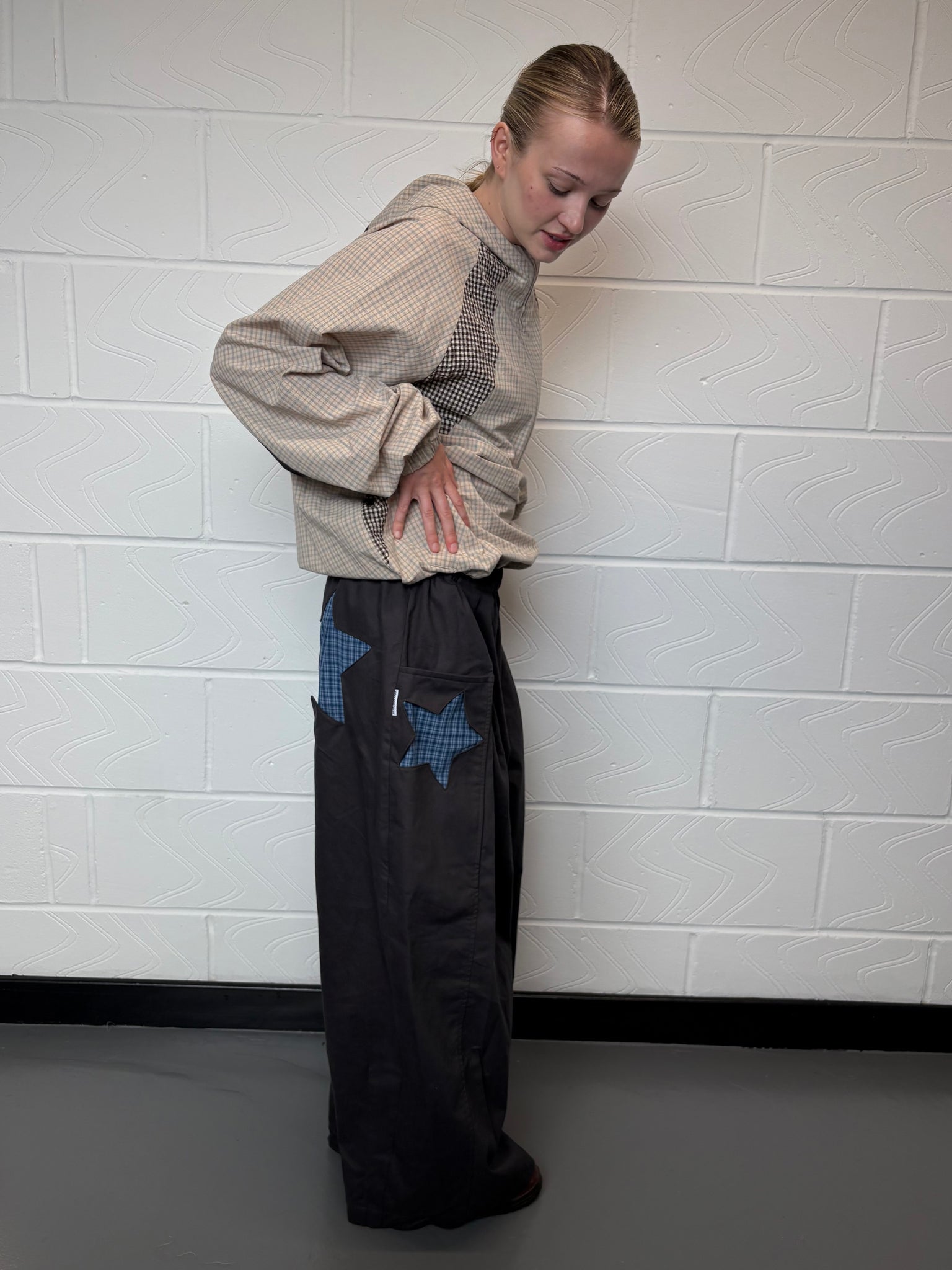 Charcoal Star Trousers