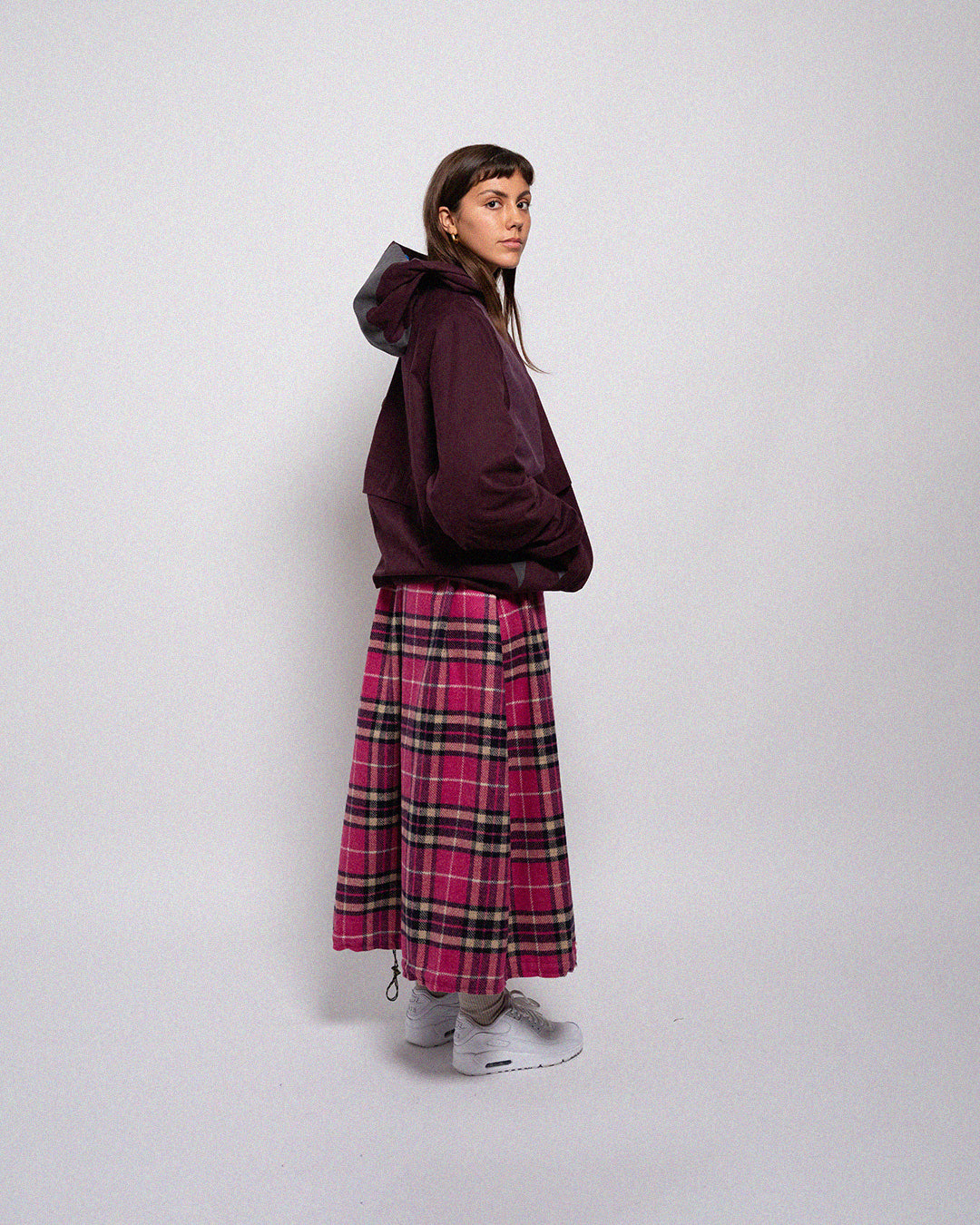 Brushed Wine Cagoule