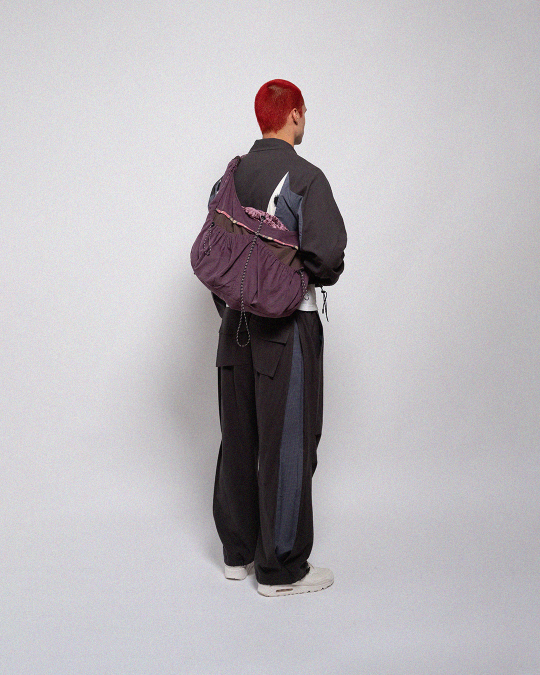 Large Purple Sling Bag