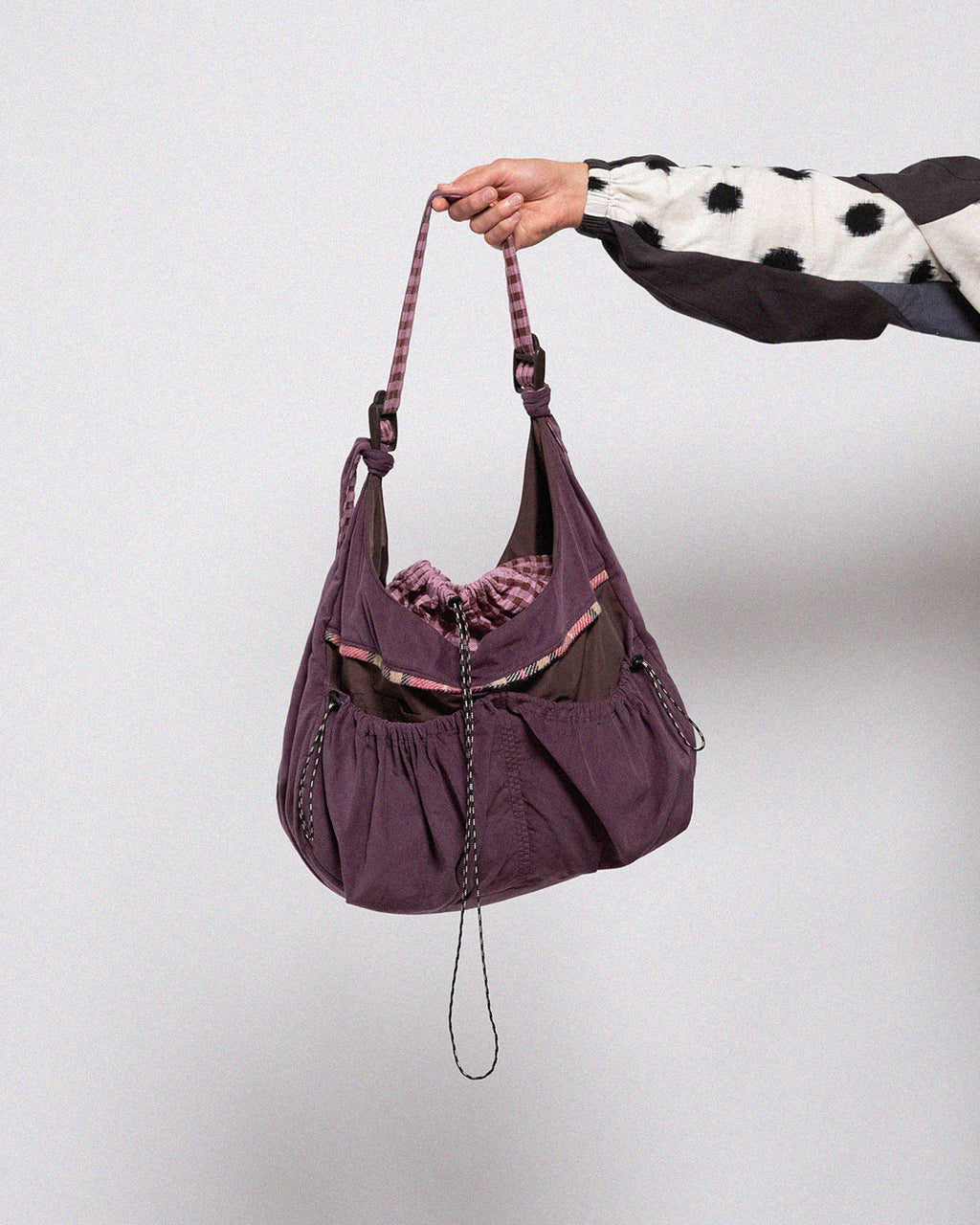 Large Purple Sling Bag